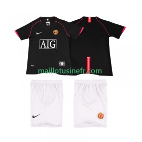 Maillot de Foot Manchester United 2007 2008 Extérieur Retro - Enfant